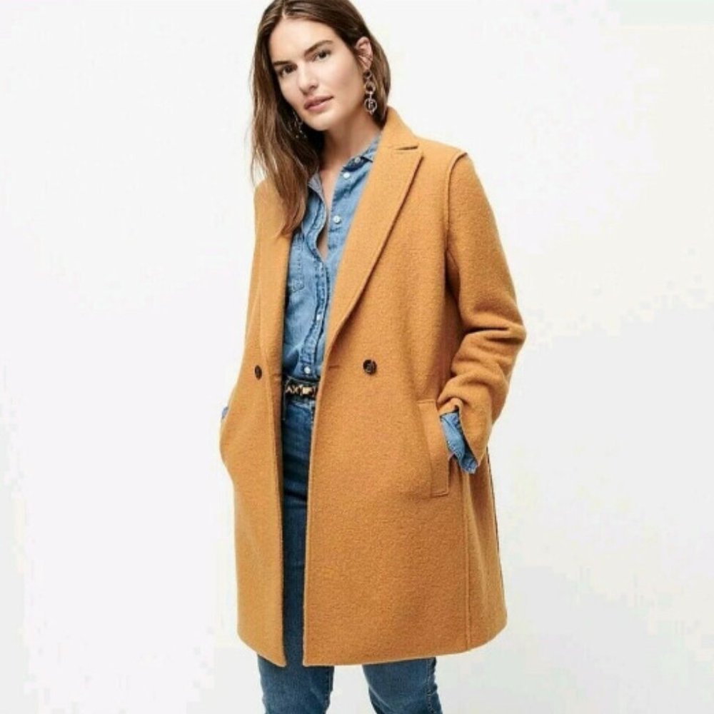 Jcrew Daphne topcoat in Italian boiled wool